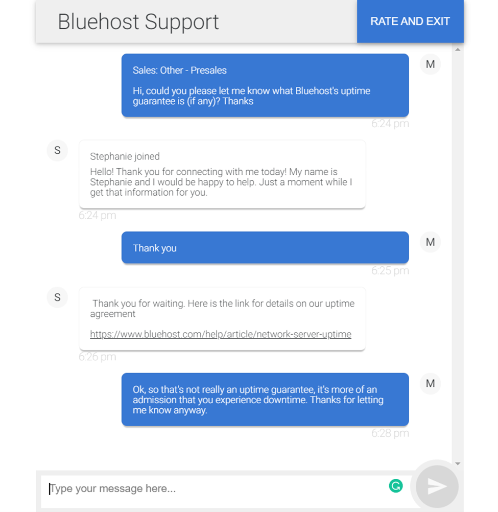 Bluehost Uptime Bluehost Uptime