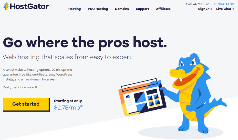 HostGator Homepage HostGator Homepage